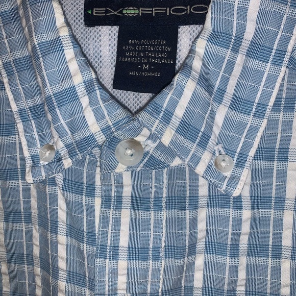 Mens exofficio button down shirt - Picture 3 of 5
